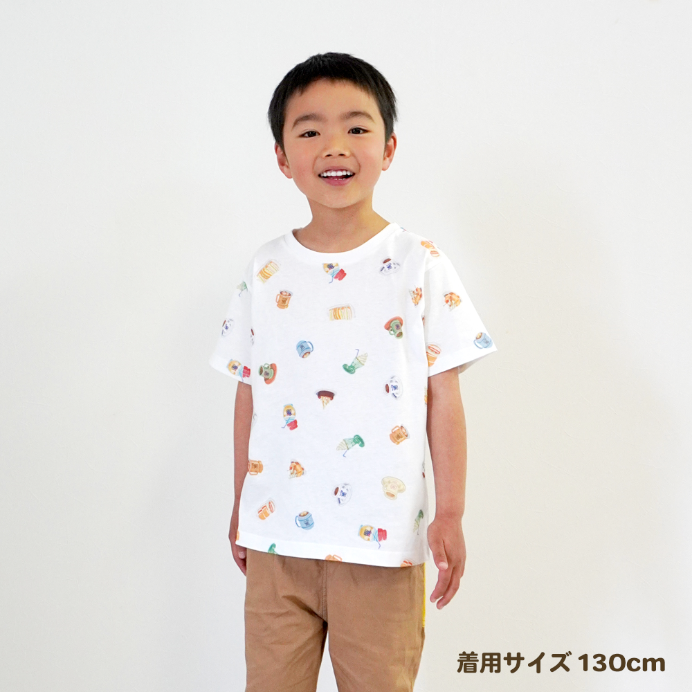 総柄キッズＴシャツ(100cm/130cm)
