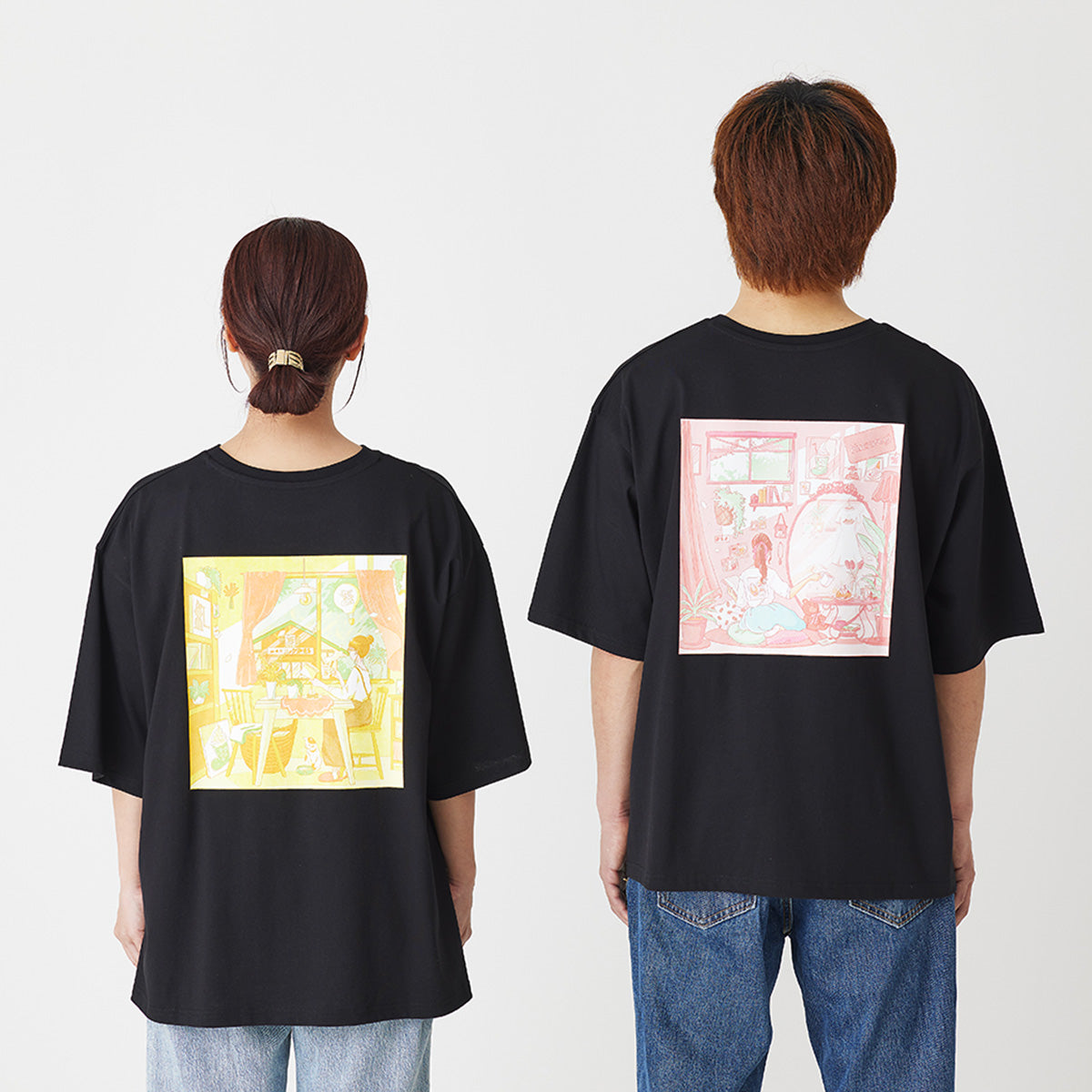 ひえひえＴシャツ ビッグシルエット (背面プリント)