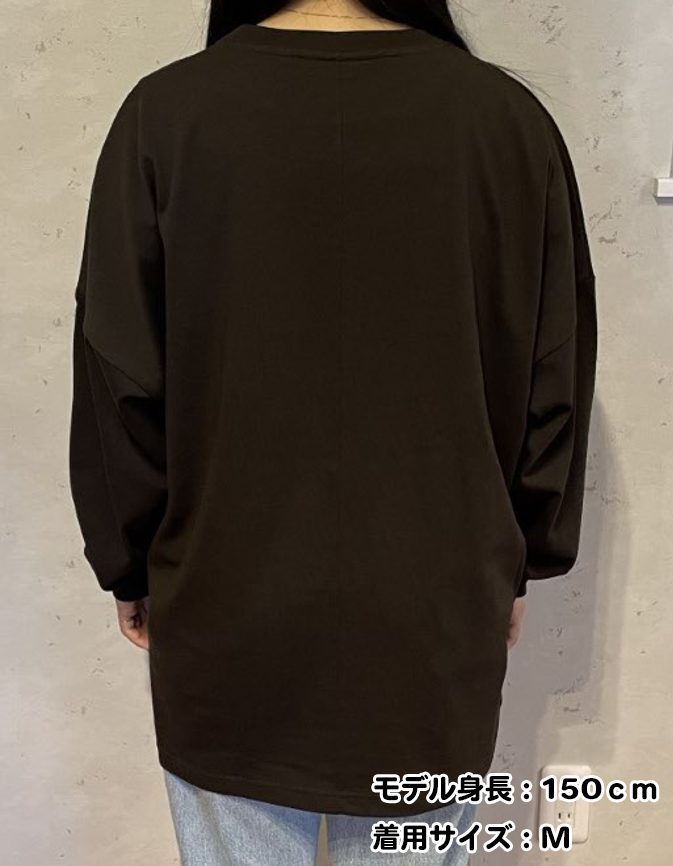 ぽかぽかbigロングＴシャツ(S/M/L)