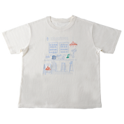 プリント×刺繡Tシャツ(スタンダードシルエット)