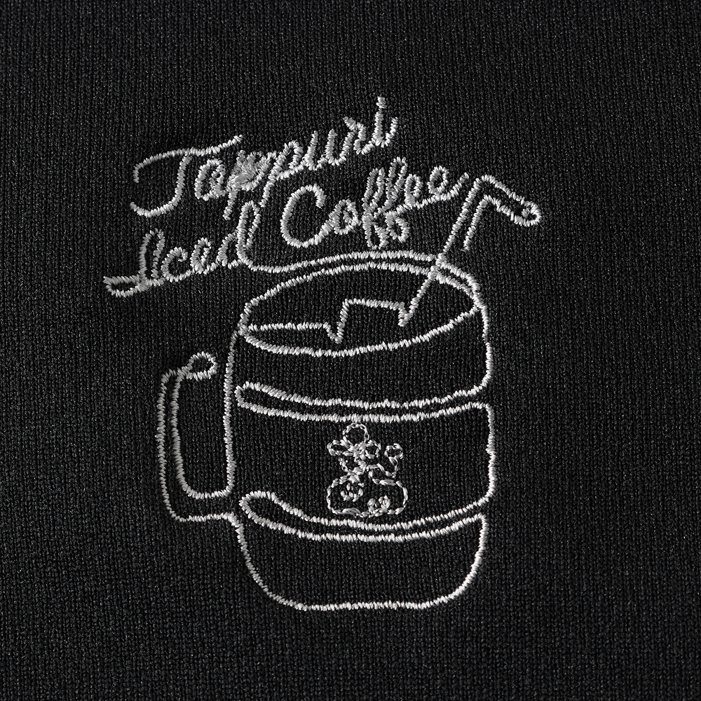 UVカットパーカー たっぷりアイスコーヒー刺繍
