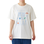 プリント×刺繡Tシャツ(スタンダードシルエット)
