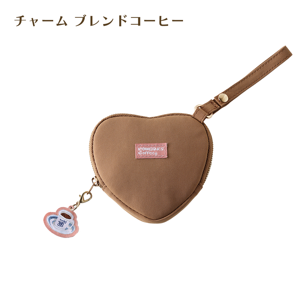 ハート型ポーチ付きエコバッグ