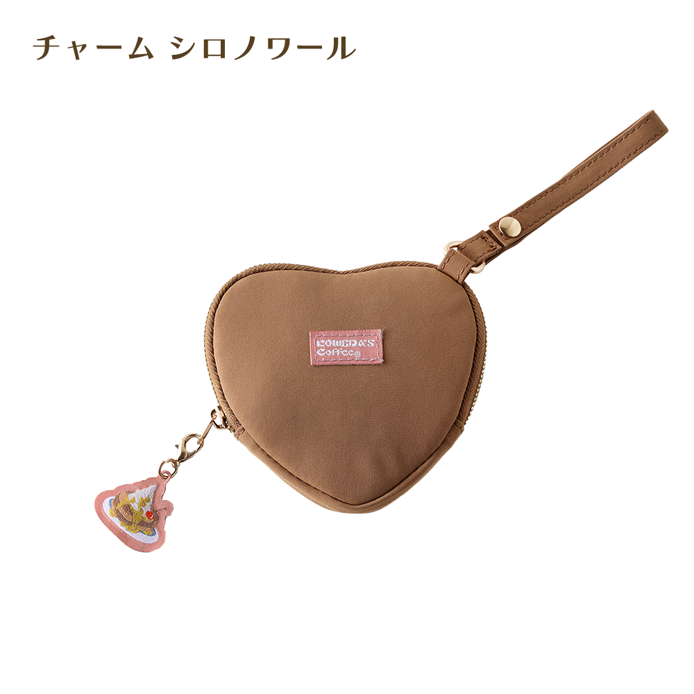 ハート型ポーチ付きエコバッグ