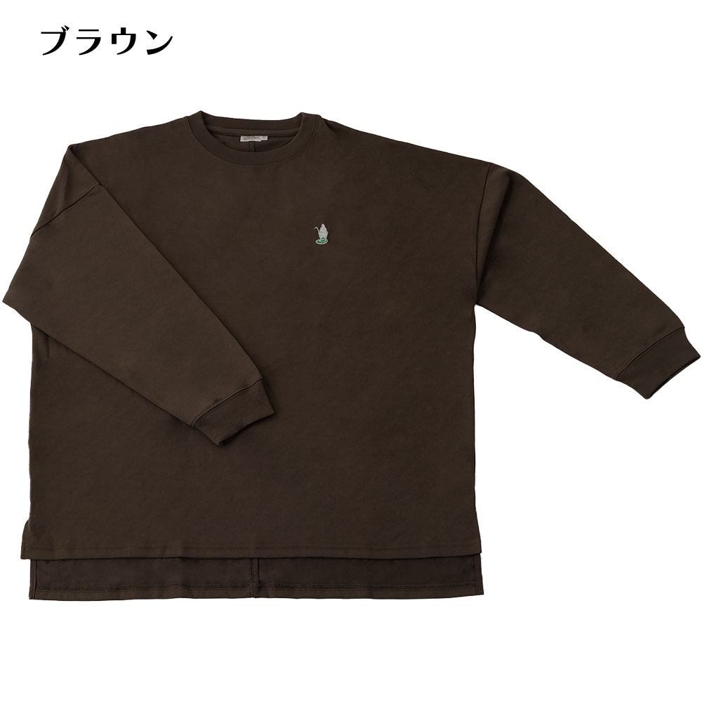 ぽかぽかbigロングＴシャツ(S/M/L)